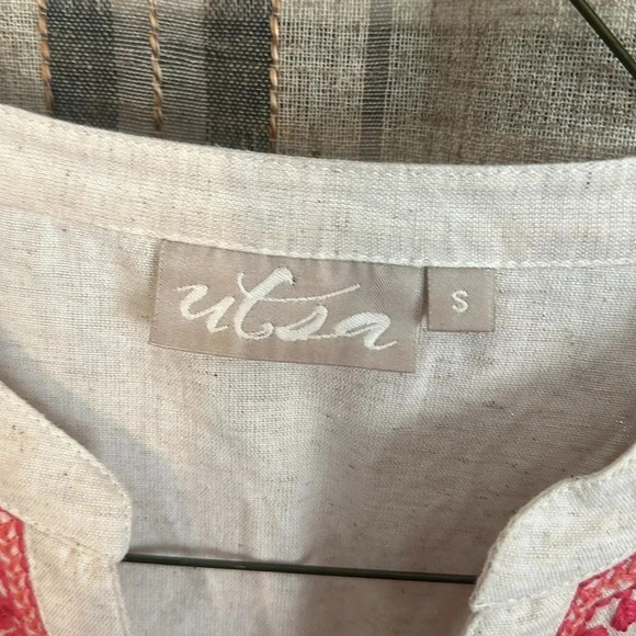 Embroidered summer shirt size S - Picture 3 of 8